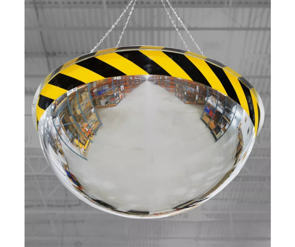 Miroir de sécurité et d’avertissement à dôme complet