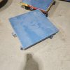 Plateau roulants en acier 24” X 24”
